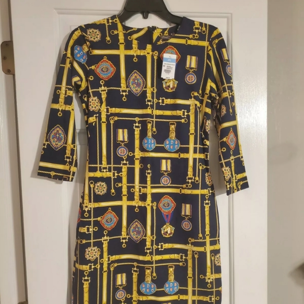 J Mclaughlin Sophia Dress Belted XS